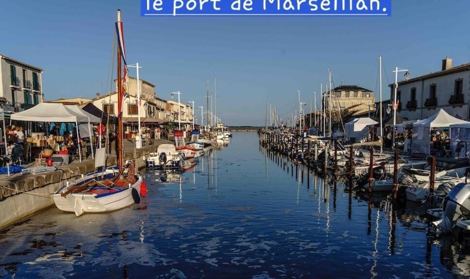 Le Corinthe - Appt Classe 3 Etoiles Et Climatise Marseillan  Zewnętrze zdjęcie
